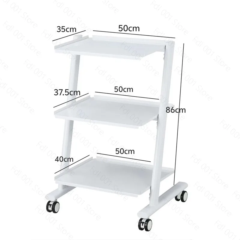 Dental Scanner Cart Oral Hospital Clinic Laptop Desktop Holder Host Mobile Cart Lab Equipment Silent Wheel Trolley