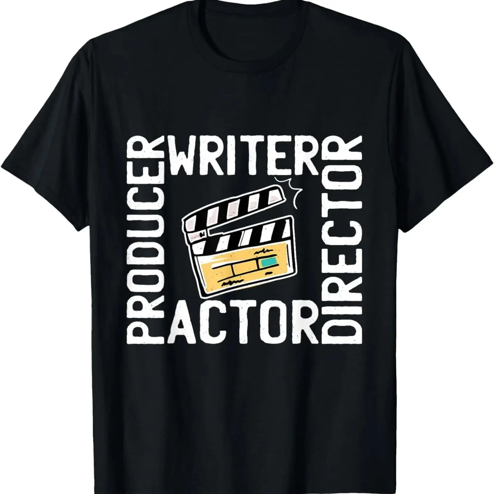 New limited edition T shirt producer director writer actor and film vintage Washed designer clothes Comfortable Stretched