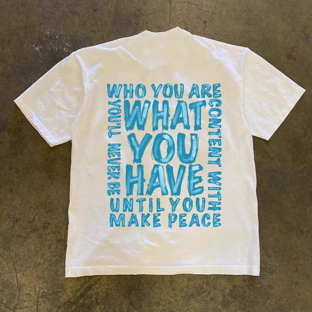 

Мужская хлопковая футболка свободного кроя с коротким рукавом, с индивидуальным принтом, повседневная уличная одежда, летняя мода, верхняя одежда больших размеров