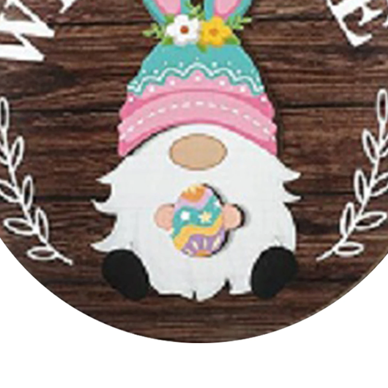 علامة ترحيب قابلة للتبديل مع قبعات مغناطيسية قابلة للإزالة، علامة خشبية قزم، لوحة تزيين خشبية إبداعية لديكور المنزل #1