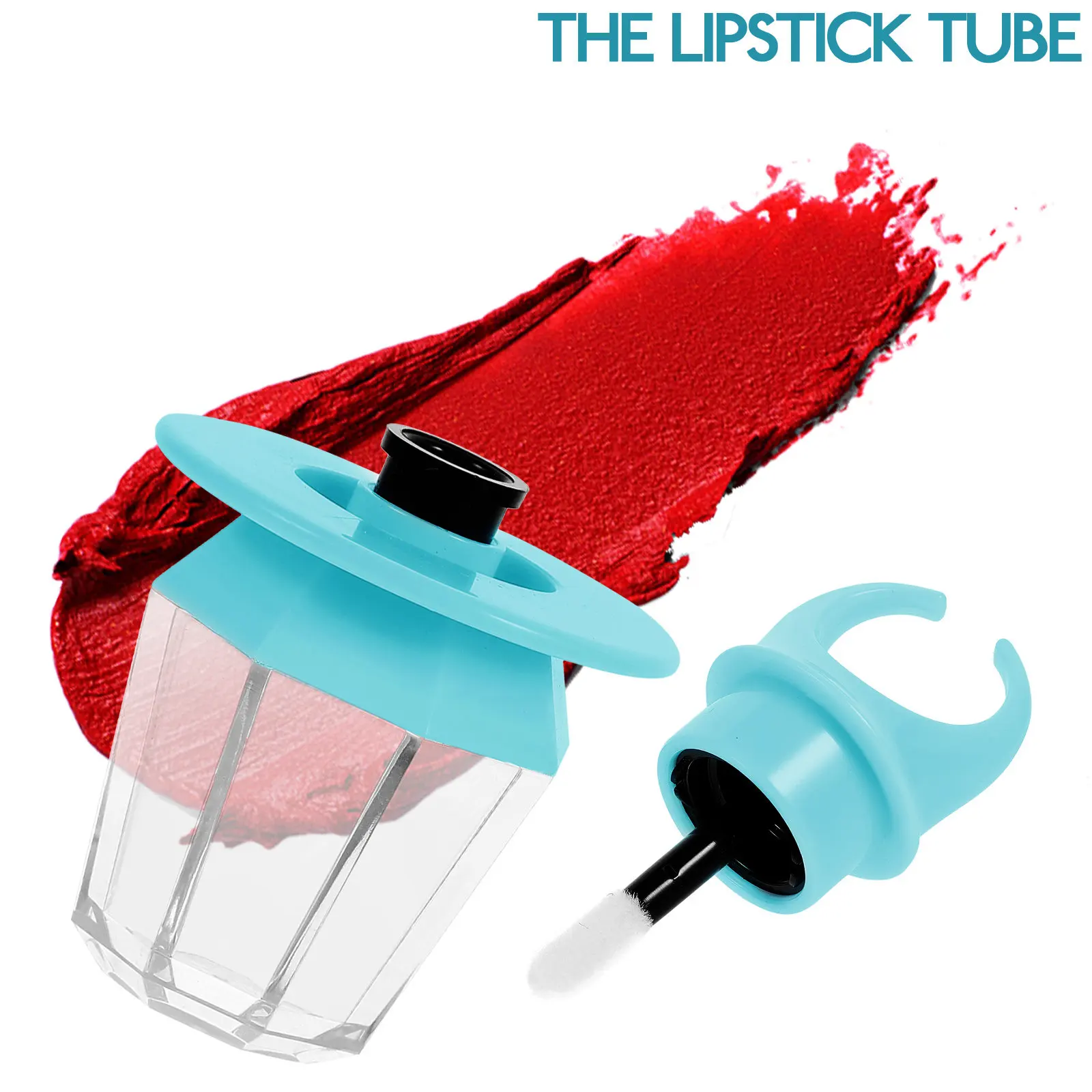 12Pcs Lip Gloss Tubes Creative Humanized Design Practical Empty Lip Balm Containers Durable Lightweight Portable