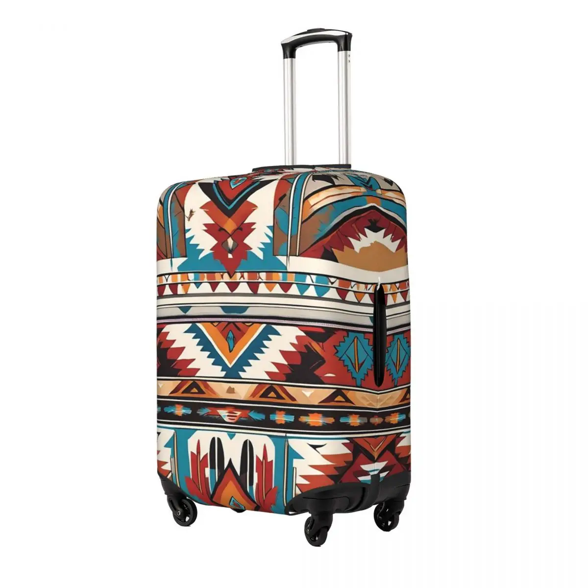 

Navajo Watercolor Pattern Suitcase Cover Protection Elastic Trip Luggage Protector Covers for 18-32 Inch