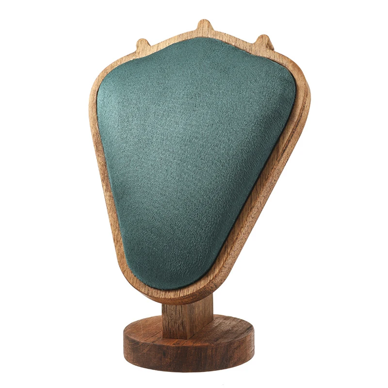 

New Wood Jewelry Display Rack Pendant Necklace Bracelet Earrings Ring Storage Stand Holder Counter Jewellery Showcase