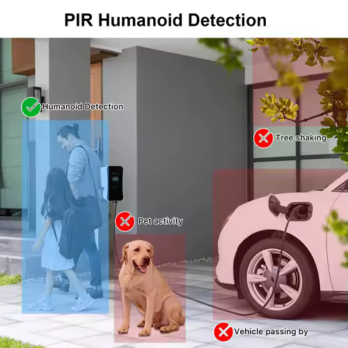 ANRAN 2K 3/5MP Solar Camera 2.4G Wifi Surveillance Security Cameras Home Protection Sloar Battery Cameras PIR Humanoid Detection - Image 4