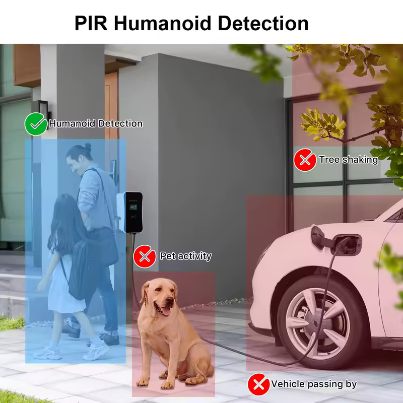 ANRAN 2K 3/5MP Solar Camera 2.4G Wifi Surveillance Security Cameras Home Protection Sloar Battery Cameras PIR Humanoid Detection - Image 4