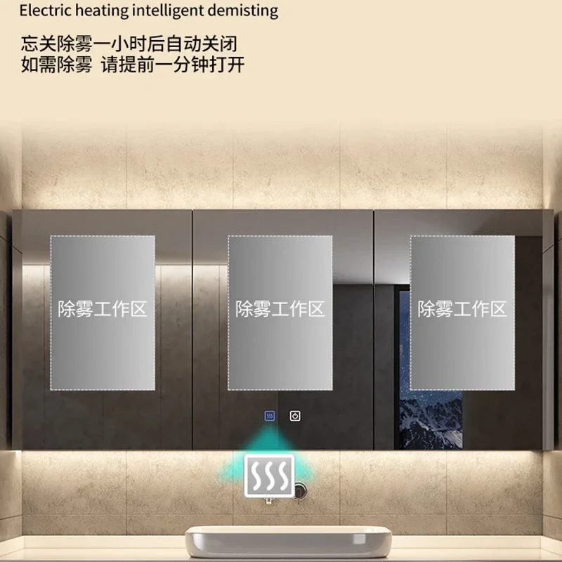 Minimalist Jewelry Mirror Closet Organizer Woman Mini Cosmetic Big Bedroom Furniture Cabinets Storage Espejo De Bolsillo Modern image 5