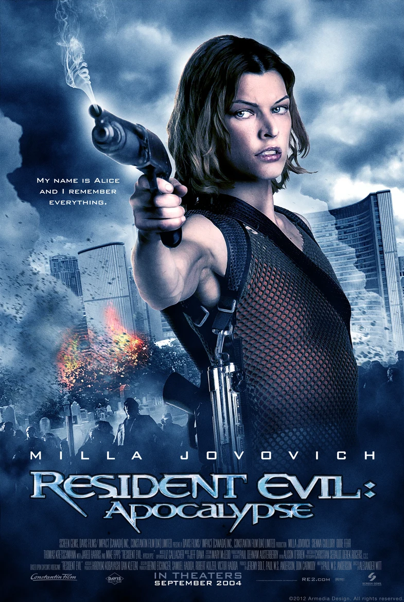 Film Resident Evil (2002) Zijdeposter Home Decoratieve muurstickers Kunst schilderij