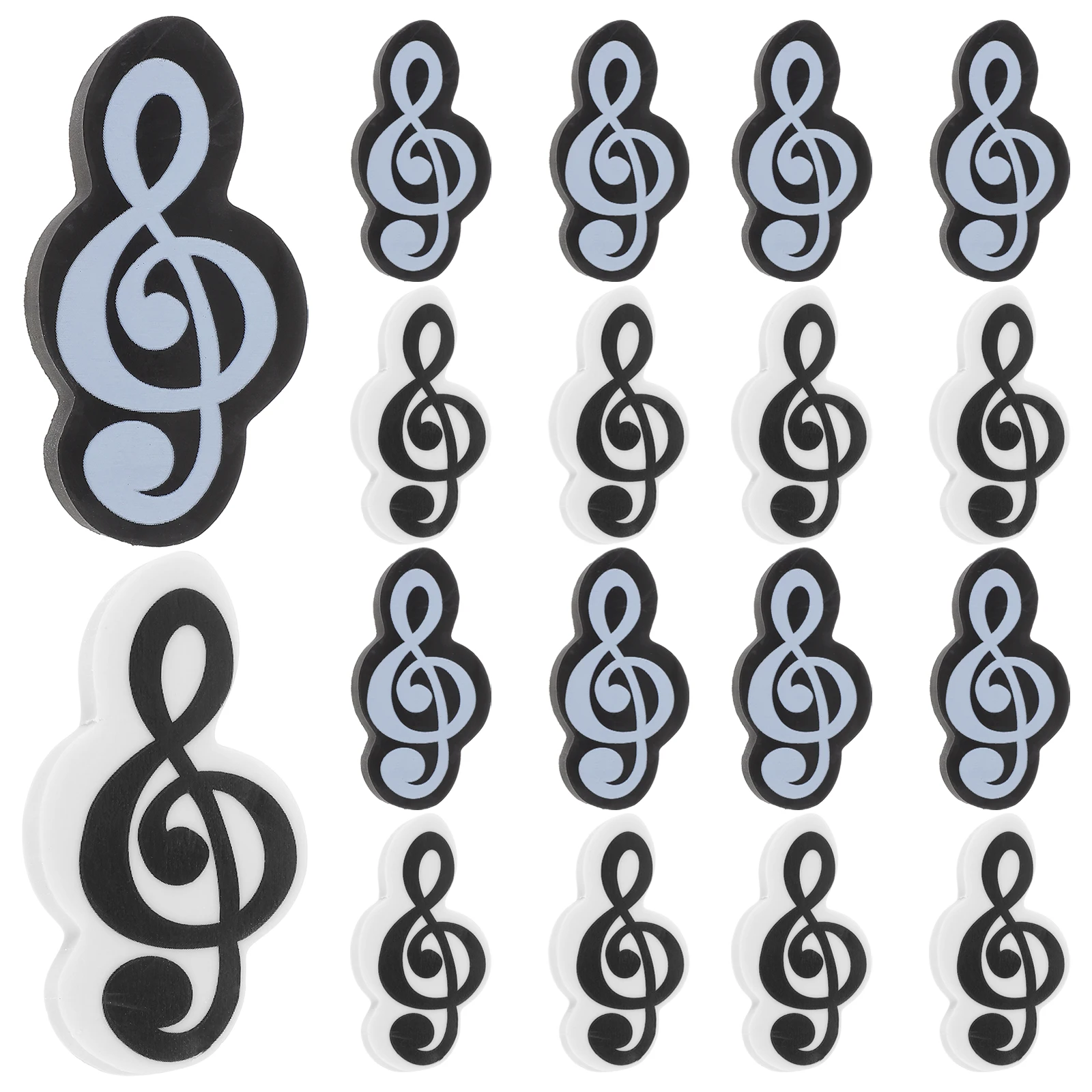 

20 pcs Music Note Erasers Small Cute TPR Safe Students School Classroom Party Favors Game Prizes Bulk Rubber Eraser