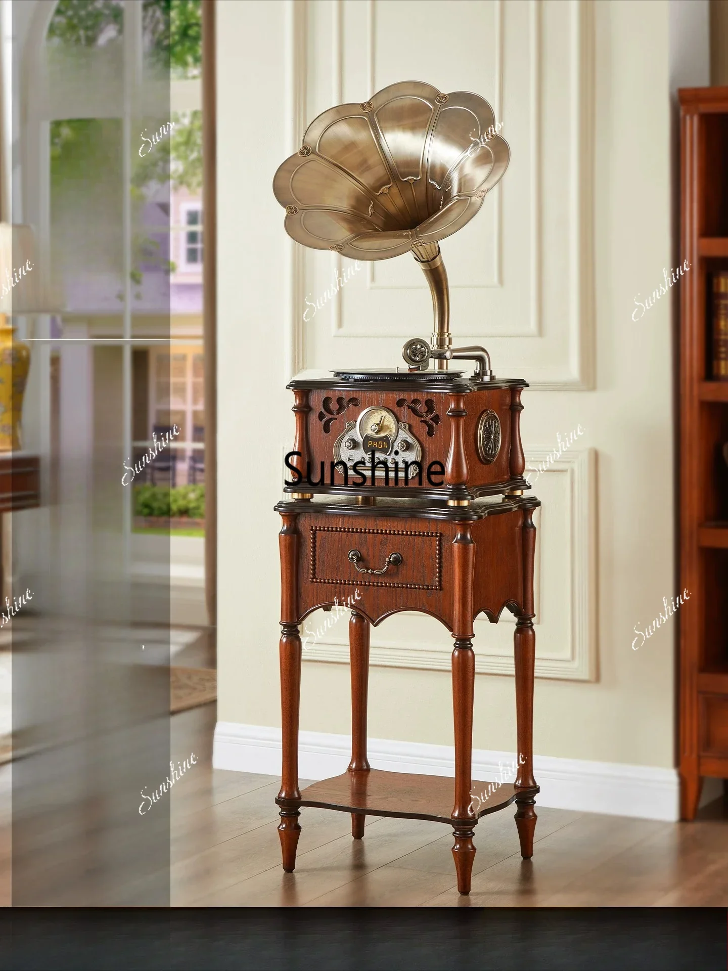 Retro audio phonograph, living room decoration ornamentTJ
