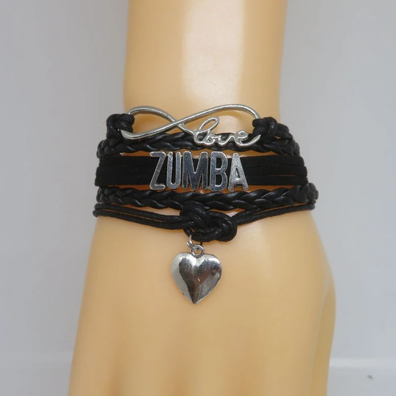 الحب زومبا سوار سحر زومبا التفاف أساور للنساء فتاة راقصة الهدايا