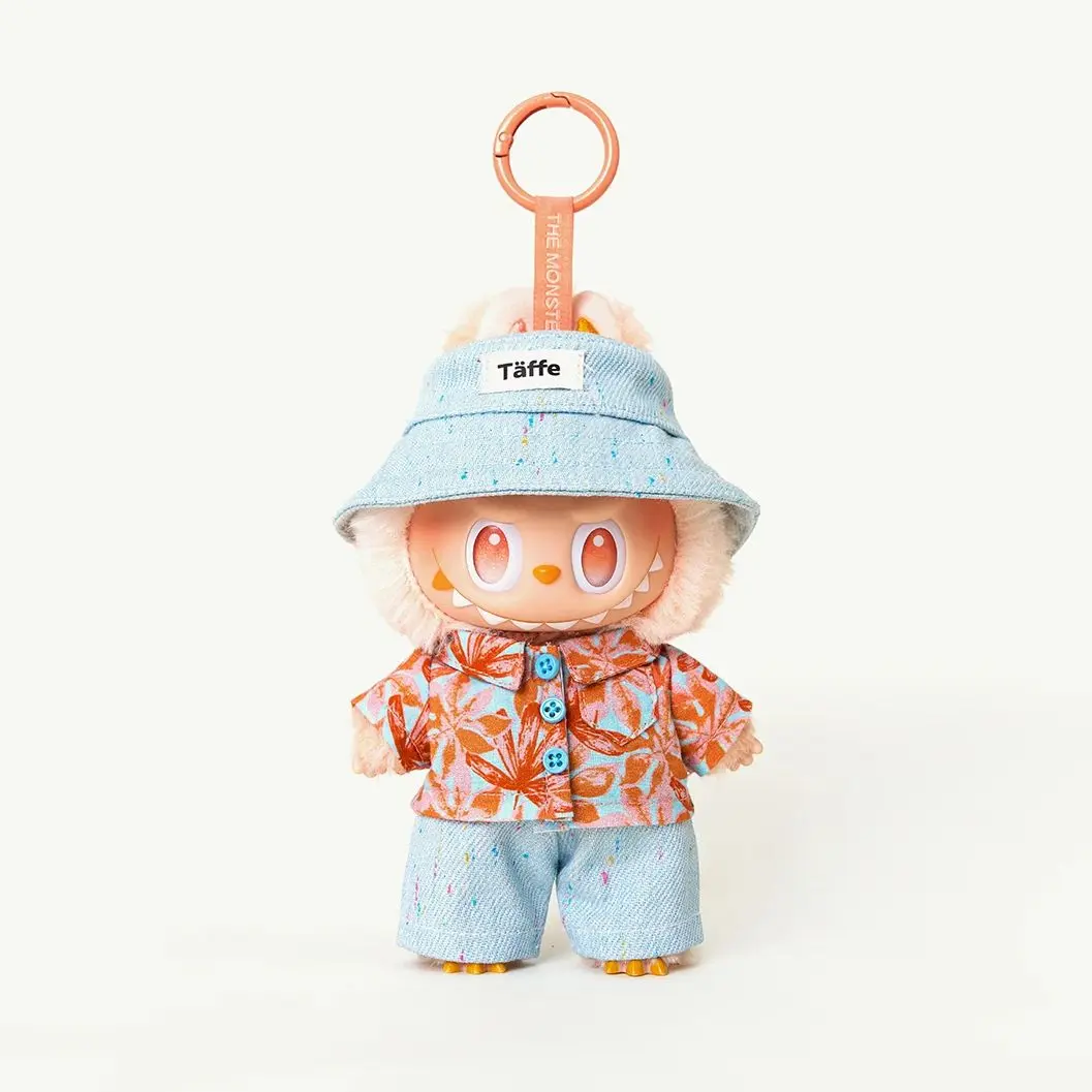 

Одежда для куклы Labubu, наряд 17 см, только одежда без куклы V1 V2 V3, повседневный комплект для отпуска, костюм для виниловой фигуры