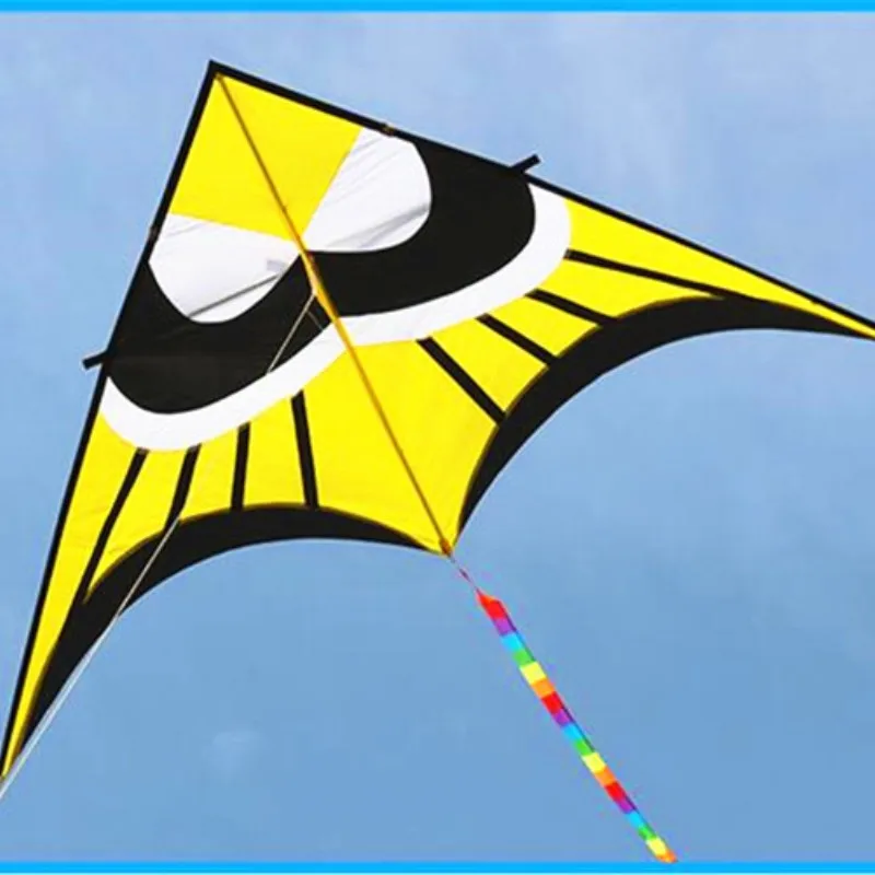 free shipping large delta bats kite flying parachute kite string trompo con cuerda speelgoedsporten carretilha pipa wireless fun