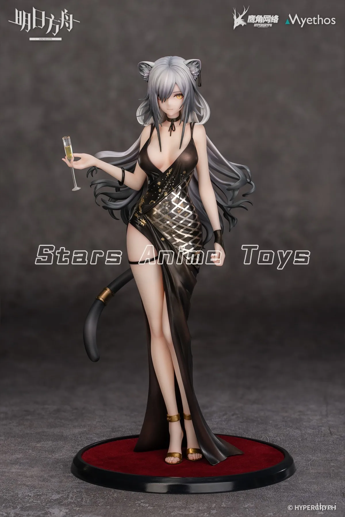 【Pré venda】 Presente original de Myethos + série Arknights Schwarz 1/7 coleção de brinquedos modelo figura de animação