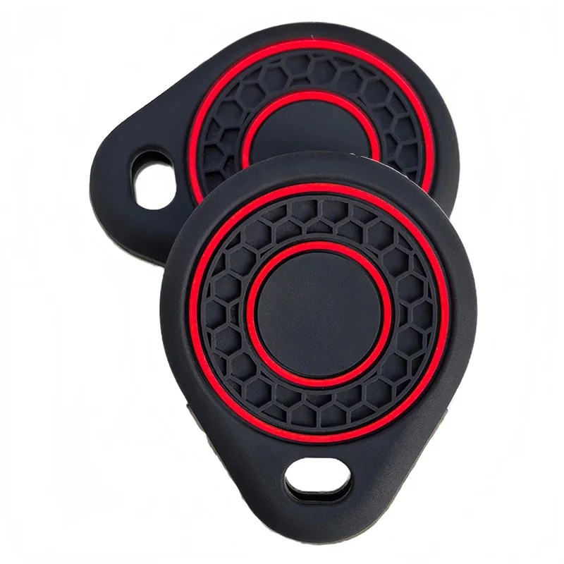 New Access Card Case Silicone Card Holder Keychain Key Ring Door Lock Access Tags ID Card Case Keychain Access Card Bag