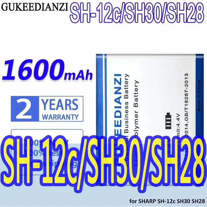 

For Sharp SH-12C SH30 SH28 1600Mah Battery High-Efficiency