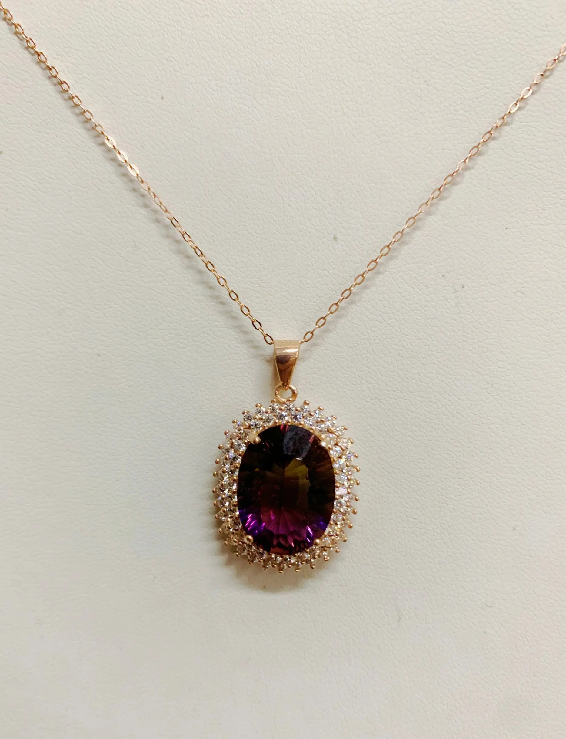 

ZECAA 925 Ametrine Fine Jewelry Woman Ametrine Pendant With Natural Ametrine Gemstone 12*16mm Lady S925 Silver Ametrine Pendant
