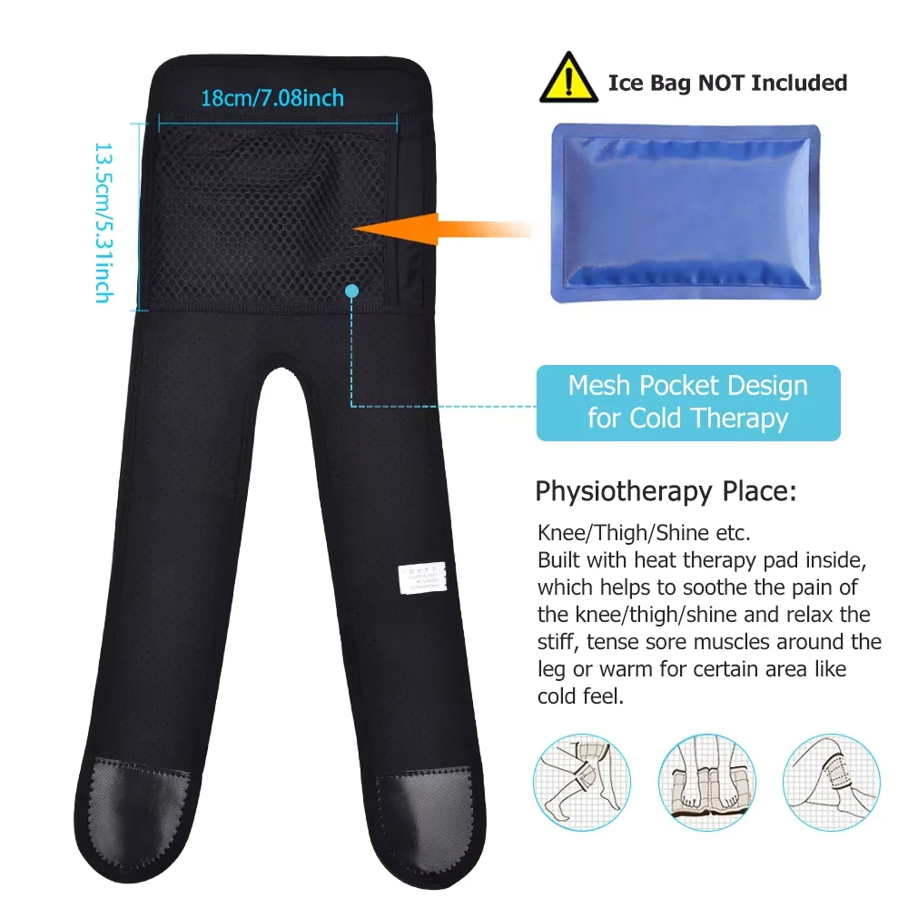 Promotion Infrared Vibration Heating Leg Massager Knee Pads Arthritis Pain Relief