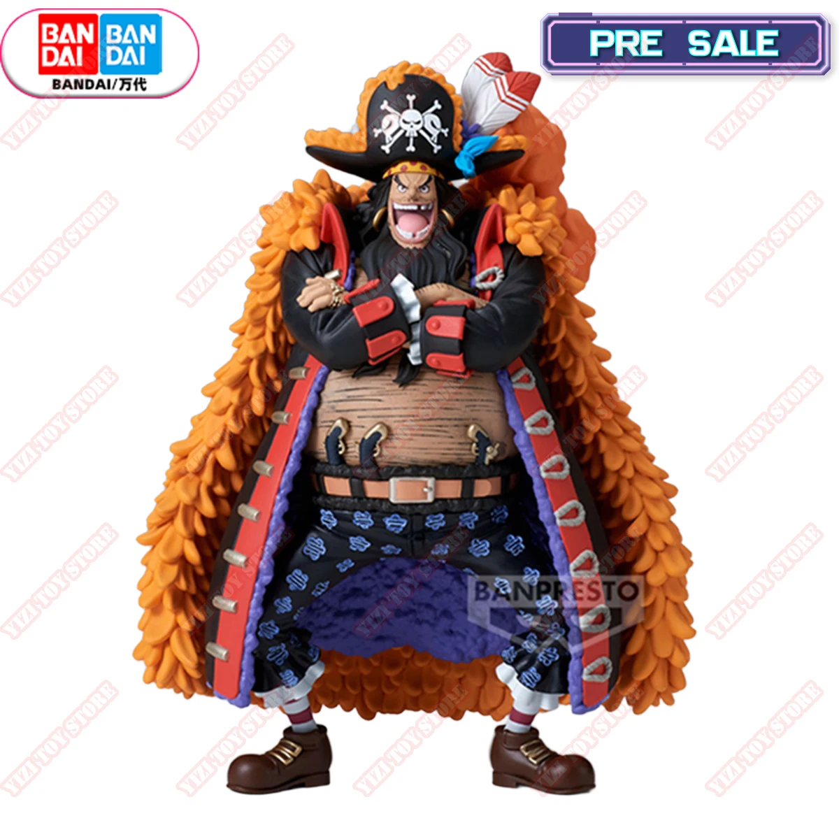 BANDAI BANPRESTO ONE PIECE DXF SPECIAL Blackbeard Marshall·D·Teach Whitebeard Pirates Figuras de anime Juguetes de modelos de acción