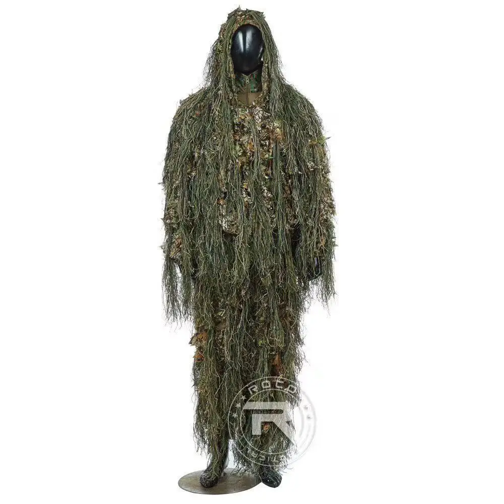 Ghillie Suit Hunter Hunting Woodland 3D Bionic Leaf Camouflage abbigliamento Camo Suits Set