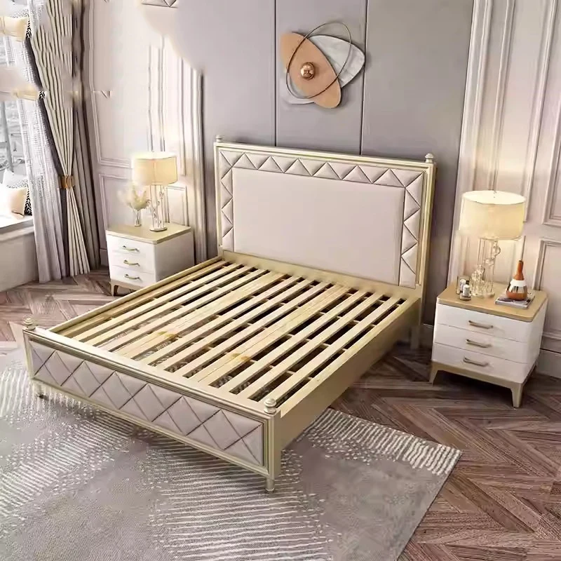 Waterproof Adults Bed Frames Queen Size Normal Modern 180X200 Cm Bed Frames Day Loft Lit Luxe Cama De Casal Bedroom Furniture