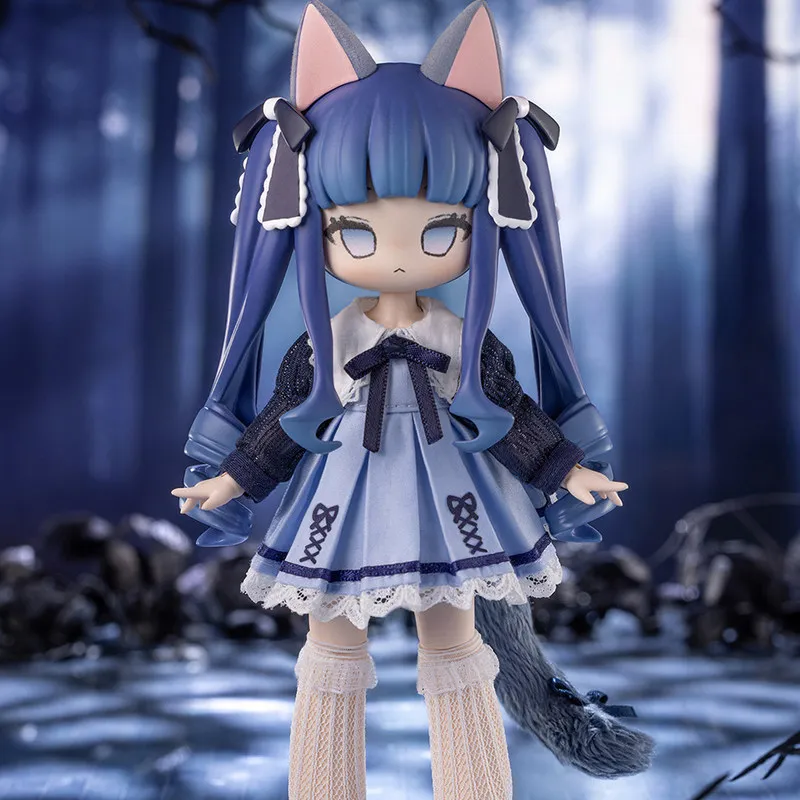 

Оригинальная коллекционная фигурка-кукла Mystery Patrol 1/12 BJD в закрытой упаковке, с подвижными суставами и кошачьими ушками, для декора рабочего стола, модный подарок для девочек