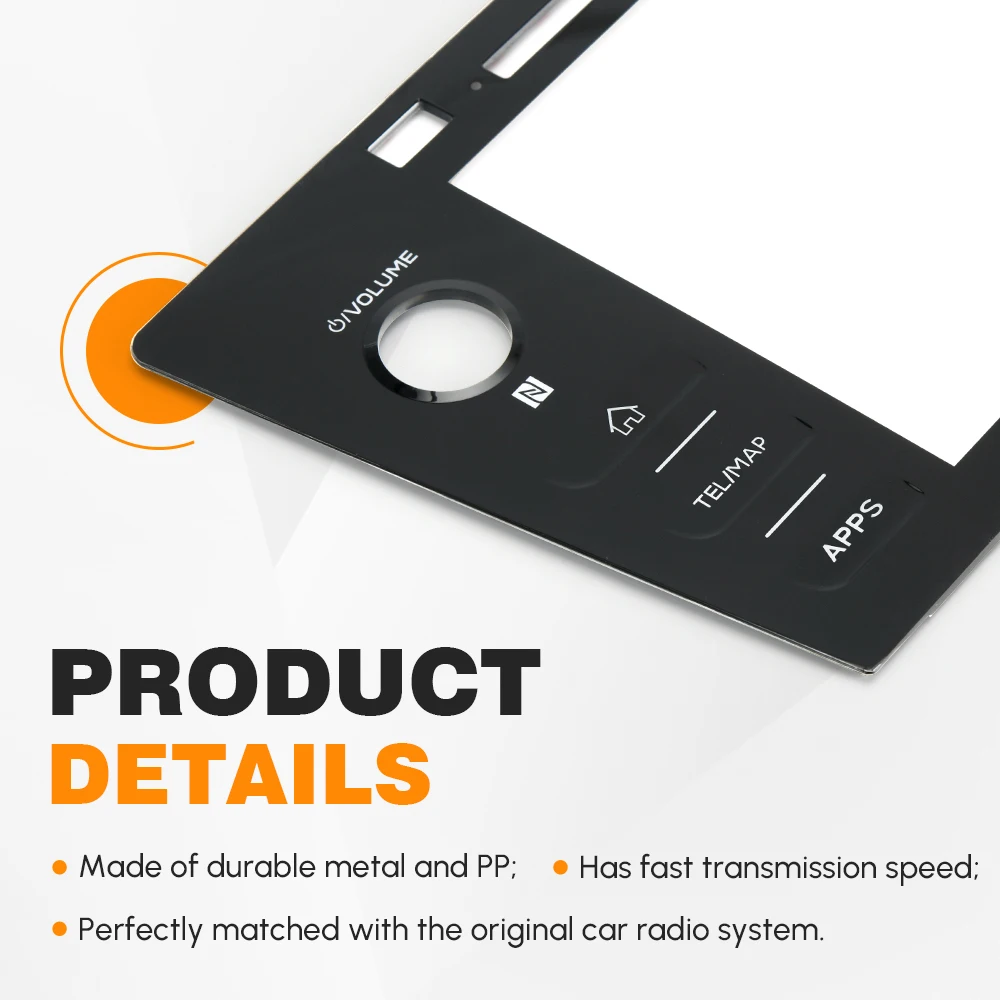 Radio Replacement Touch Screen Digitizer Panel Fit for Subaru Outback 18-19 86471AL65A 86471AL68A