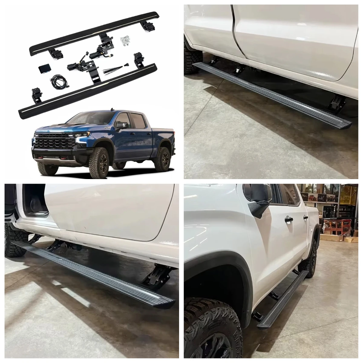 

Stlf Automatic Electric Power Side Step Running Board For Silverado 1500 Crew Cab 2019-2024