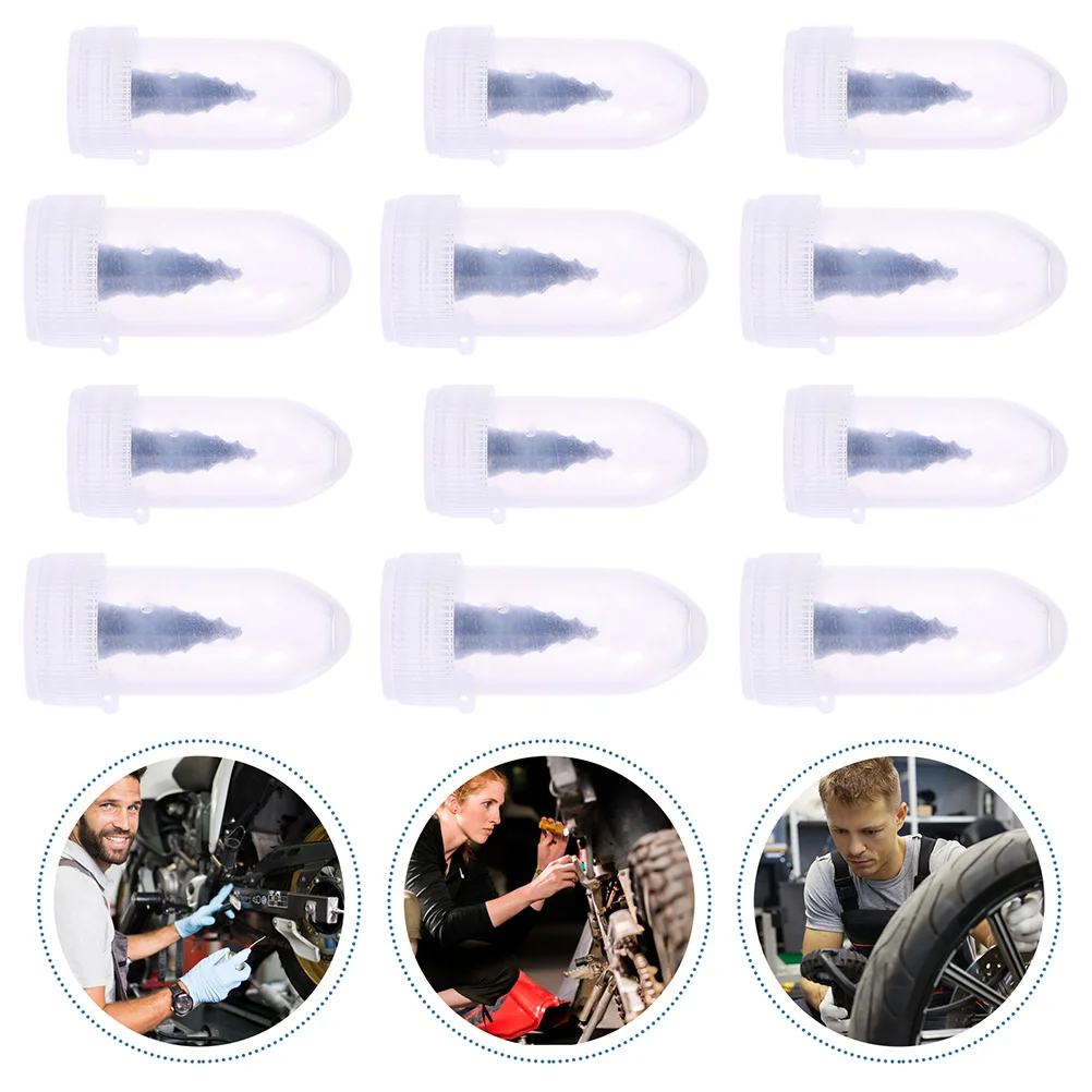 

60Pcs Tire Repair Rubber Nails Rust Proof Car Tire Repair Screws Anti Skid Nails for Electric Bike Motorbike Bicycle