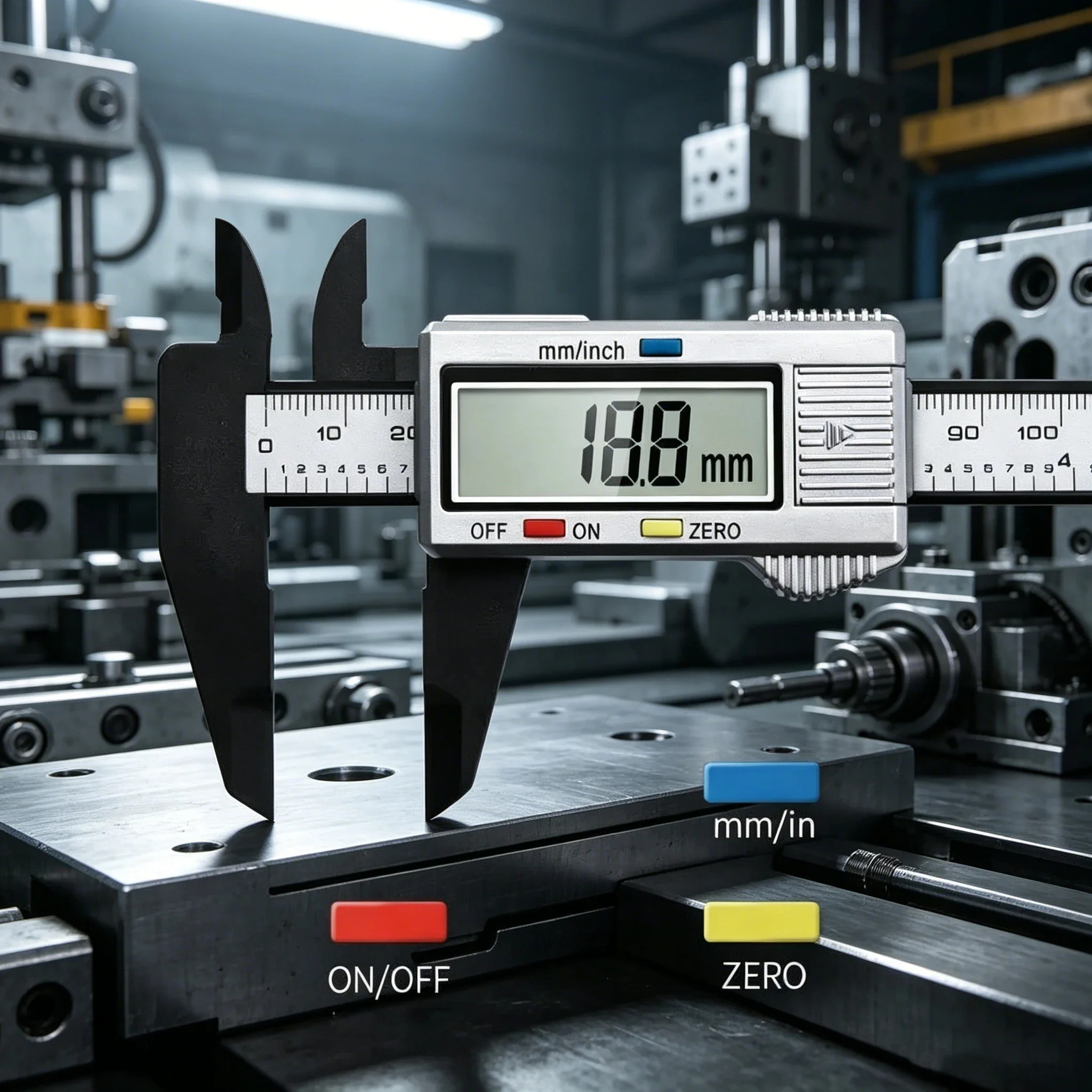 150mm Carbon Fiber Digital Caliper | Electronic Vernier Micrometer Gauge | High-Precision Digital Ruler Tool
