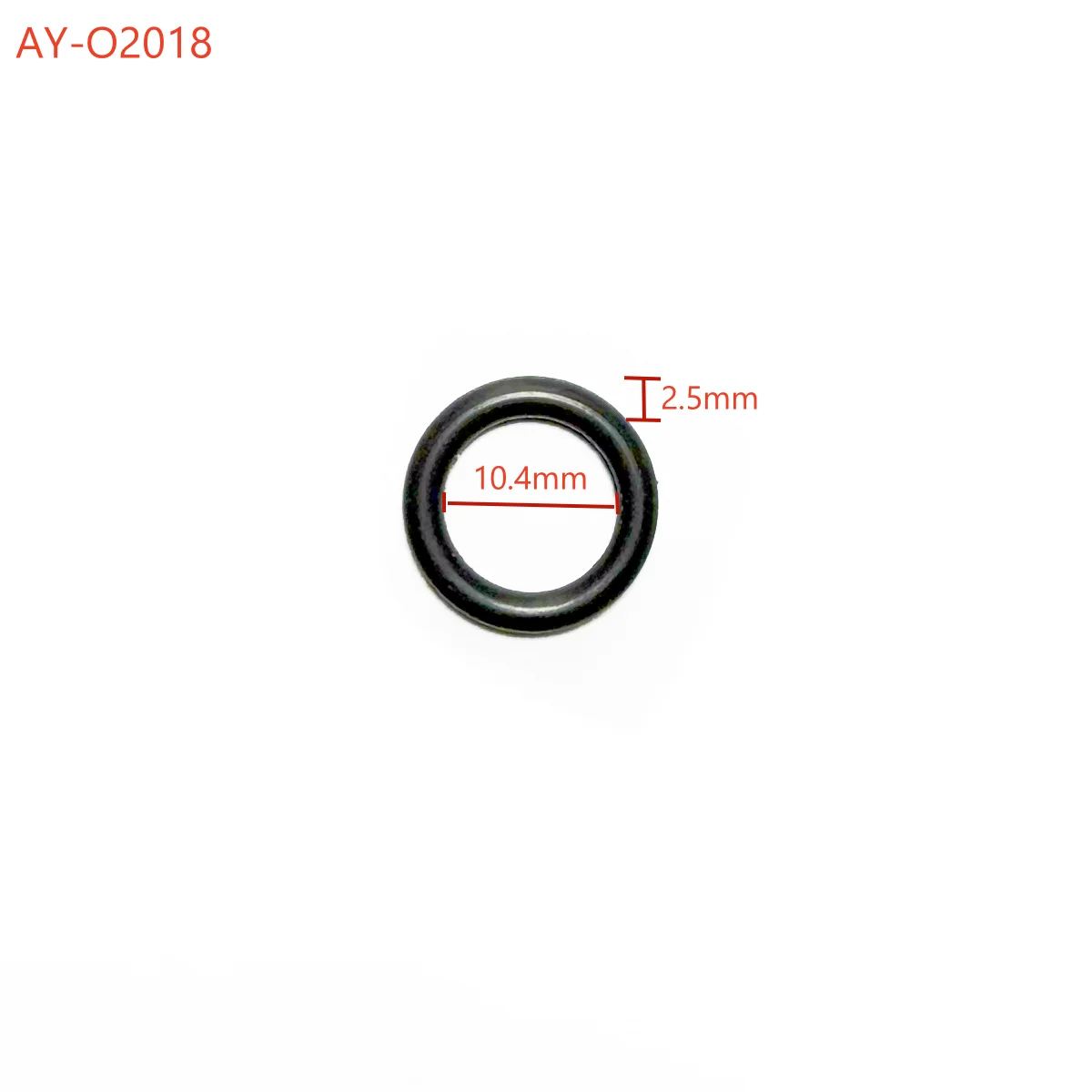 

1000pieces Rubber Orings 10.4*2.5mm for Gmc Fuel Injector Lower Seal for AY-O2018