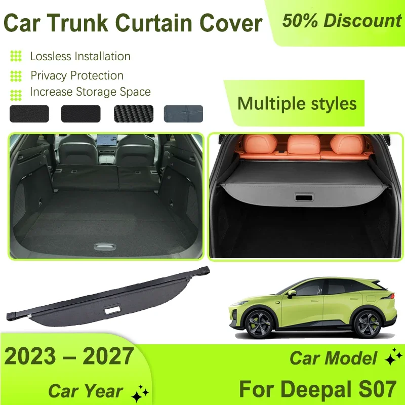 

Car Rear Trunk Storage Rack Cover For Deepal S07 S7 2023 2024 2025 2026 2027 Retractable Pad Cargo Liner Shelter Car Accessories