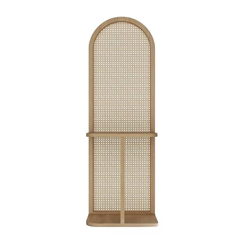 

Solid wood screen, partition entrance folding screen, living room office partition new Chinese entrance, partition