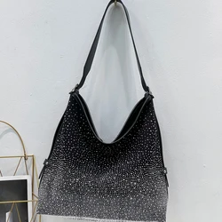 Borsa a tracolla grande con diamanti sfumati argento stella donna 2022 nuove borse a tracolla con tracolla a tracolla con diamanti di lusso leggeri