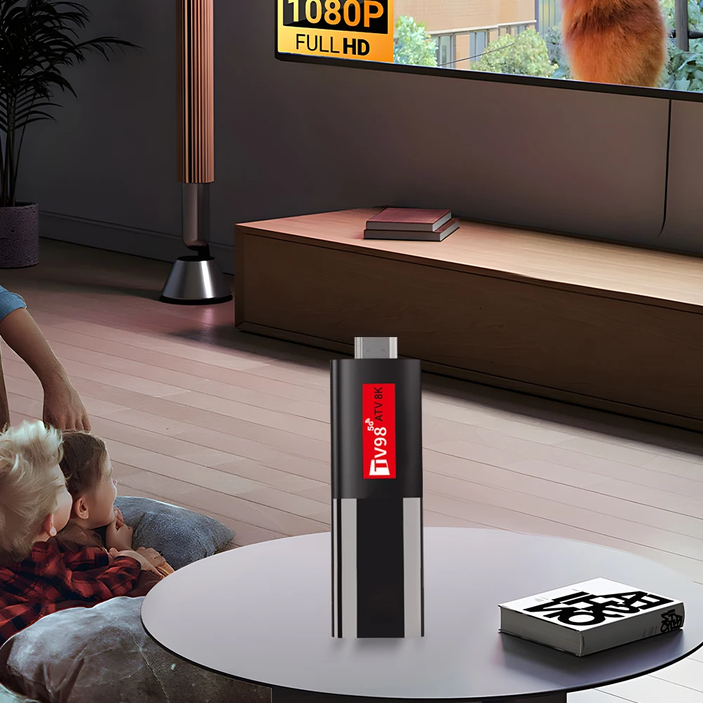 2,4G & 5G Dual WiFi BT5.0 Set Top Box Allwinner H618 Quad Core Android 14 Media Player Set Top Box Sprachfernbedienung