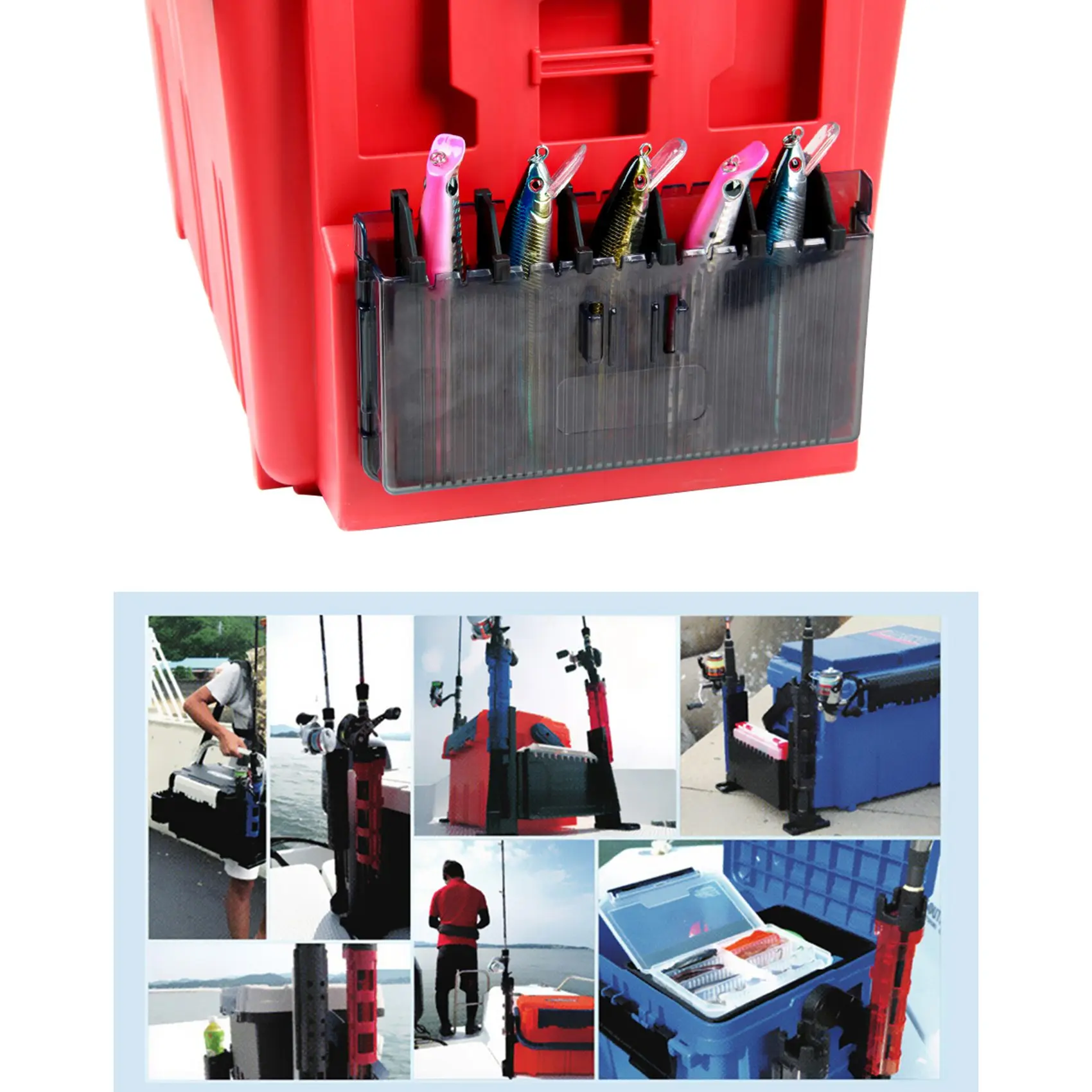 

Пластиковая коробка для рыболовного воблера, чехол для хранения рыболовных снастей для MEIHO BM 9000 7000 5000 VS 7070N, аксессуары, ящик для инструментов-AT20