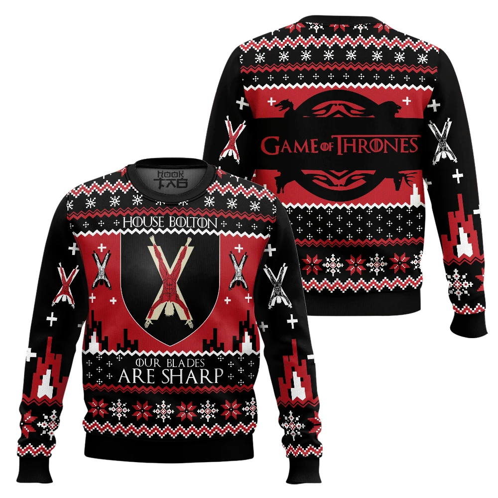 Night Watch Game Of Thrones Ugly Sweater Funny Holiday Party Pullover Warm Cozy Plus Size Sweater for Men Women Xmas Gift 2026