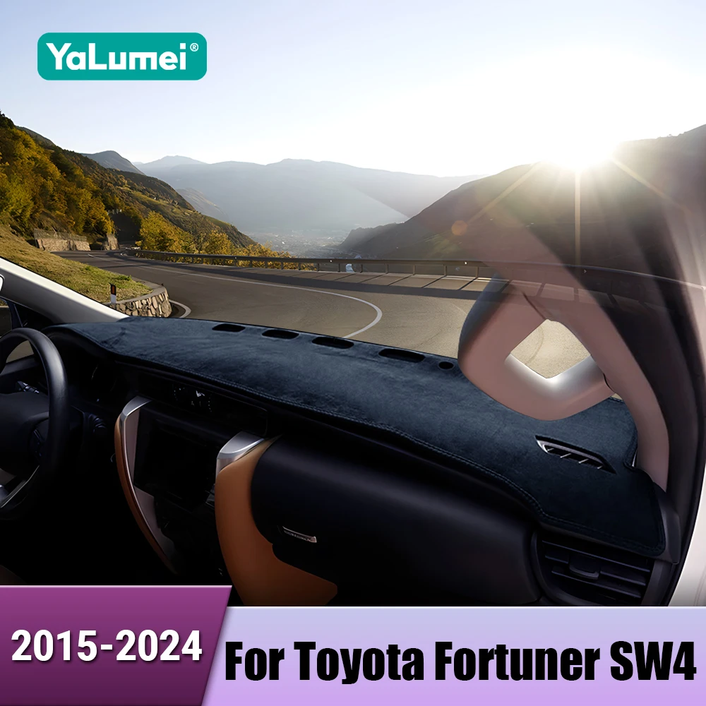 Für Toyota Fortuner SW4 2015 2016 2017 2018 2019 2020 2021 2022 2023 2024 Auto Dashboard Vermeiden licht Pad Instrument plattform Matte