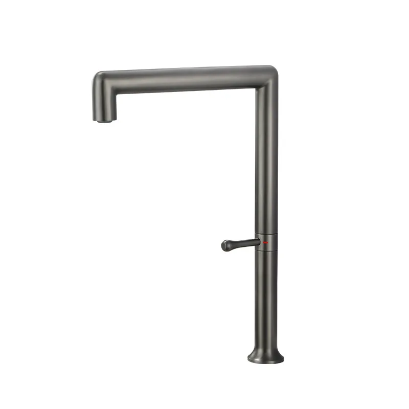 304 Stainless Steel Lead-free Kitchen Faucet Can Be Rotated Gun Gray Sink Faucet Hot and Cold Mixer Tap Brushed Gold Crane