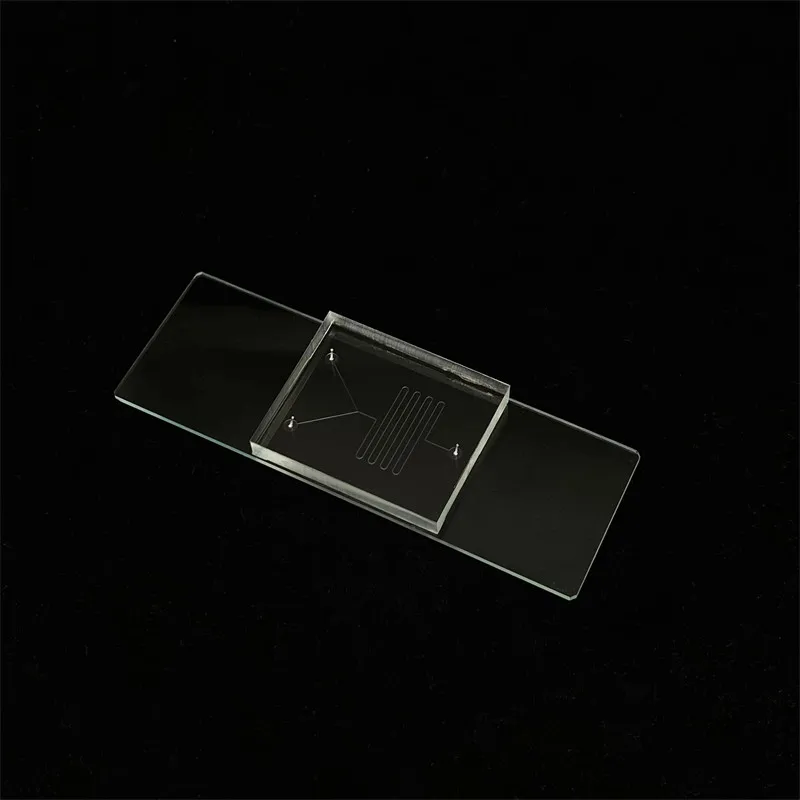 YType Droplet PDMS Microfluidic Chip for Biological Lab,Generate 50μm Microsphere Microemulsion Droplets Lab Research Consumable