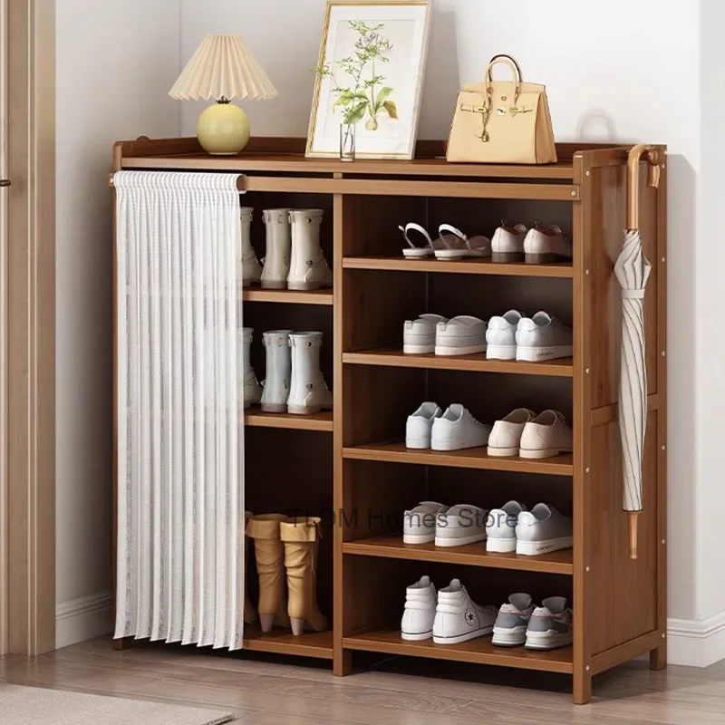 Space Saving Boots Shoes Rack Household Storage Mobile Living Room Shoe Cabinet Dorm Hallway Organizador De Zapatos Furniture