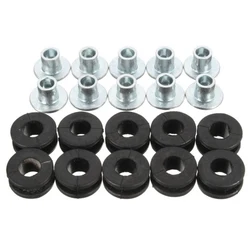 Motorcycle Side Cover Rubber Grommets Gasket Fairings For Yamaha For Honda For Suzuki CBR GSXR Ninja ZX YZF Kawasaki Black