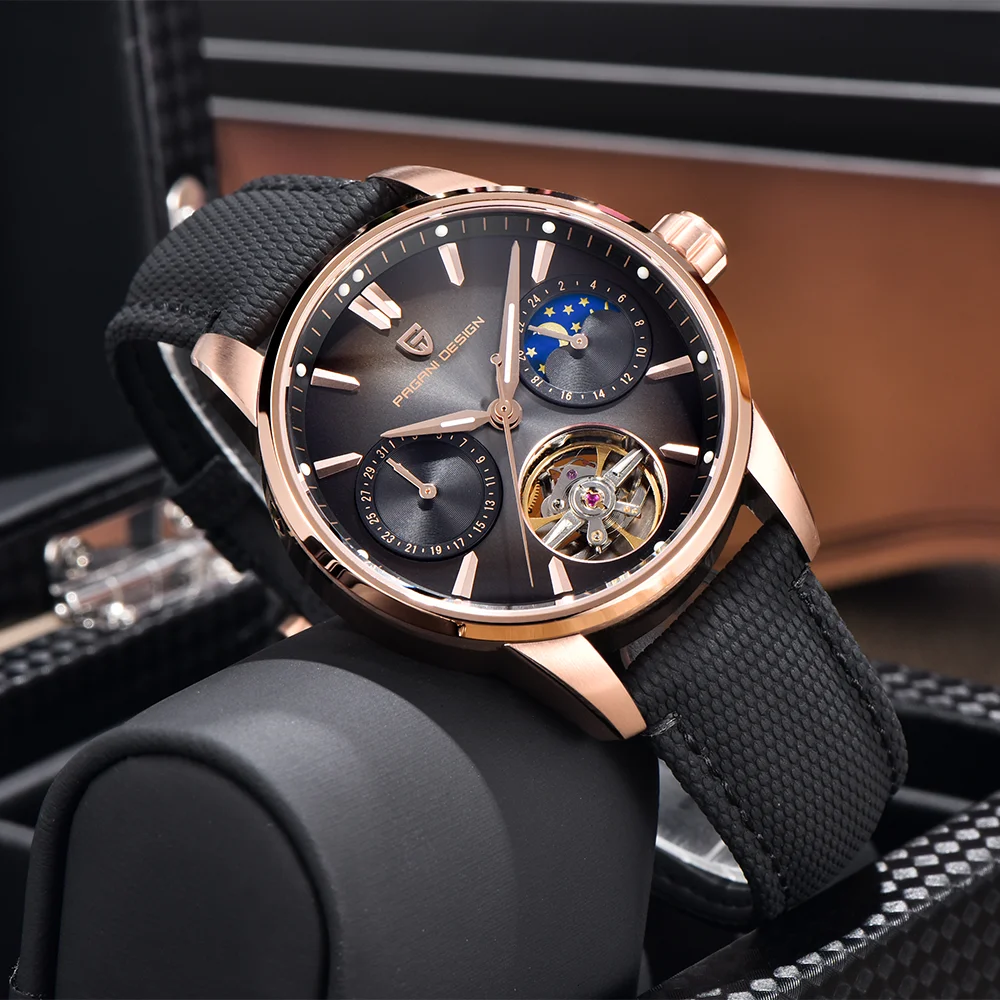 2025 Pagani تصميم فاخر العلامة التجارية الجديدة التلقائي ساعة ميكانيكية 41 مللي متر ساعة رجالي الفولاذ المقاوم للصدأ 100 متر مقاوم للماء ساعة رجالي