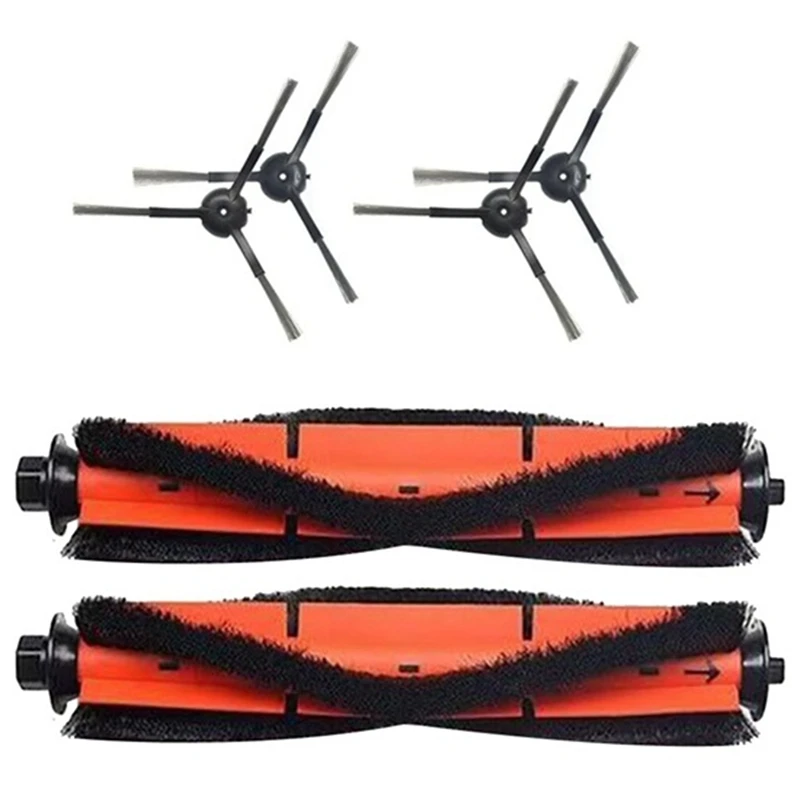 قطع غيار AC66 فلتر Hepa فرشاة دوارة رئيسية فرشاة جانبية للمكنسة الكهربائية Xiaomi ROIDMI EVE Plus