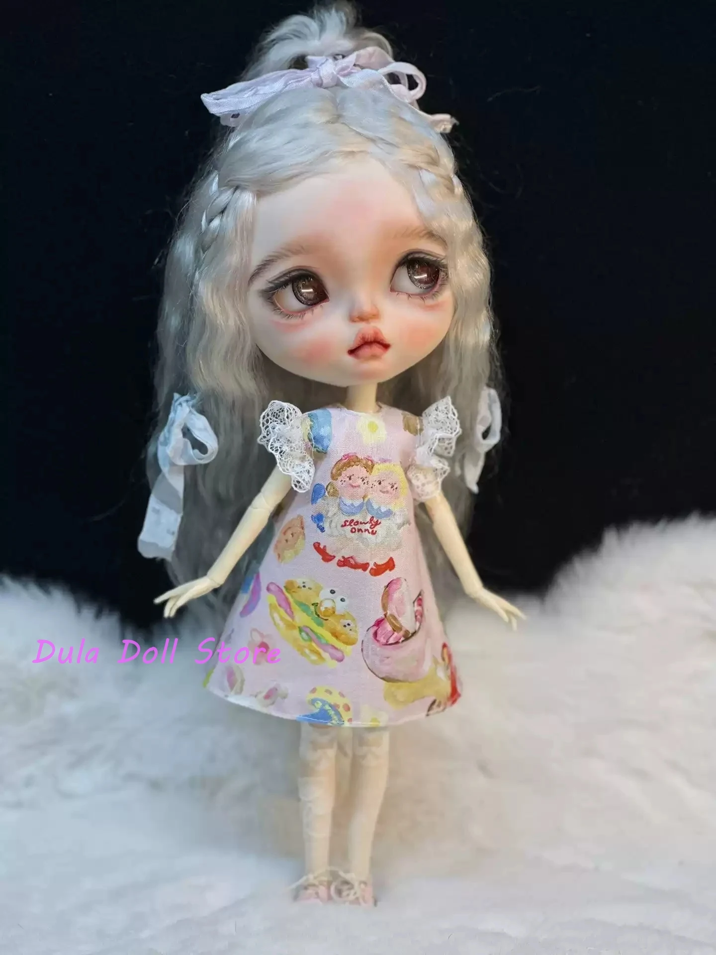 

Dula Doll Clothes Dress Pink gourmet dress Blythe ob24 ob22 Azone Licca ICY JerryB 1/6 Bjd Doll Accessories