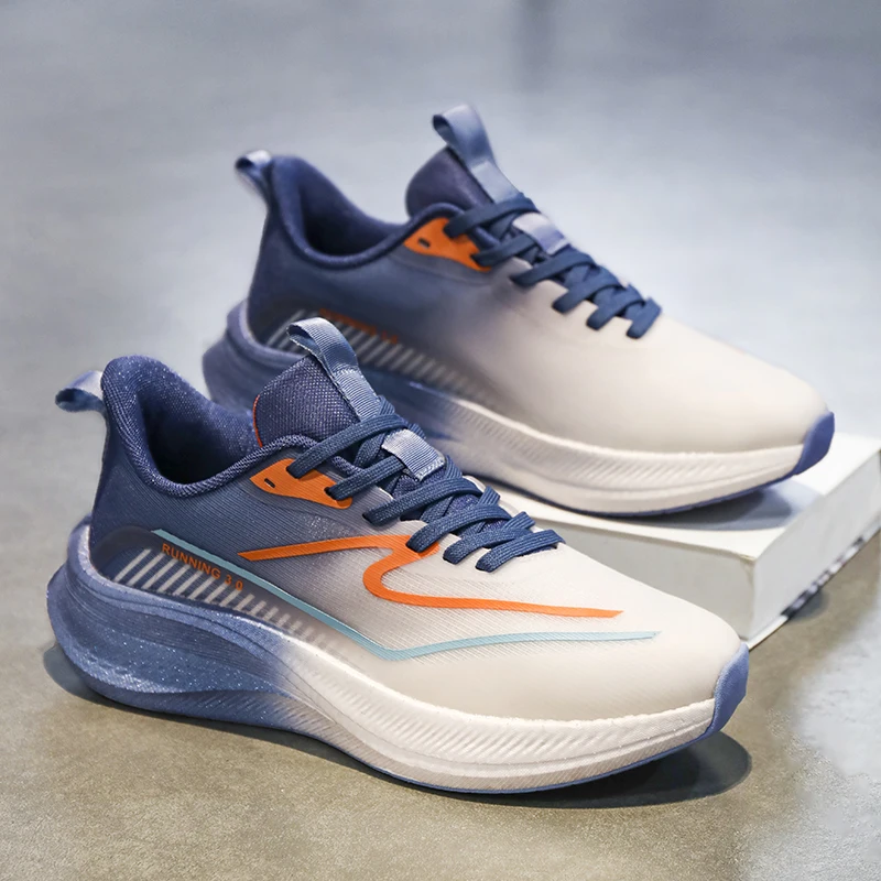 

Summer new style running shoes for teenagers, breathable and odor-resistant mesh shoes, lightweight soft-soled men's shoes, suit