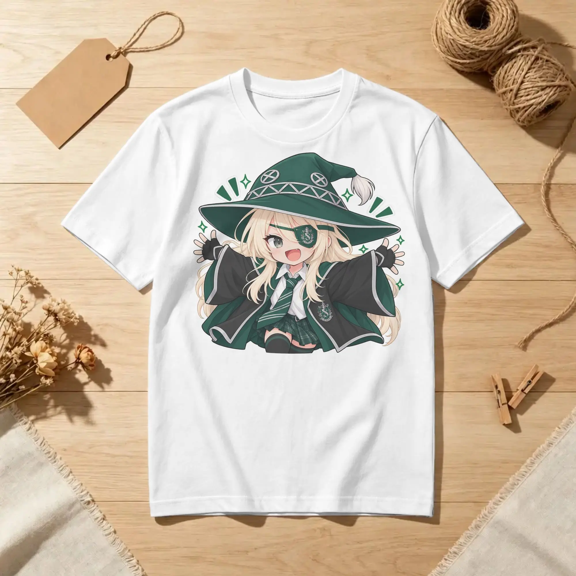 Megumin Malfoid  Malfumin mini  T-Shirts for Men Women Novelty Pure Cotton Tee Shirt O Neck Short Sleeve T Shirt Gift Idea Tops
