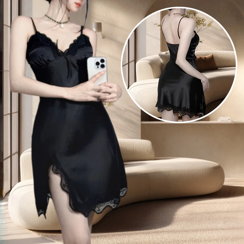 Женская сексуальная ночная рубашка для флирта, комплект нижнего белья для ролевых игр и искушения, один размер, подарок на день рождения