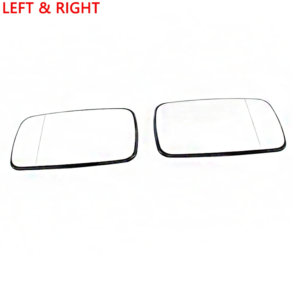 2PCS Side Rearview Heated Mirror Glass for BMW 3 Series E46 4 door 318i 320i 325i 330i 1998-2006 51168250437 51168250438