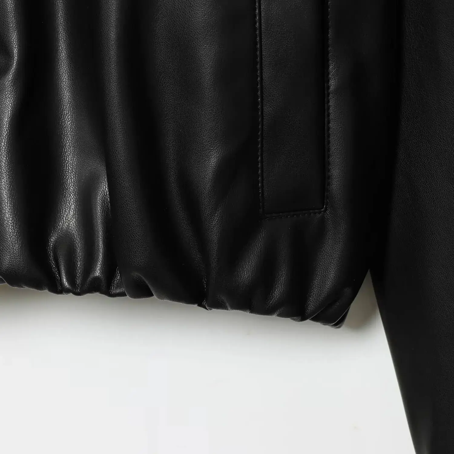 DiYiG WOMAN 2025 خريف موضة جديدة سترة جلدية فو ريترو سحاب أكمام طويلة كل مباراة معطف ملابس خارجية Mujer