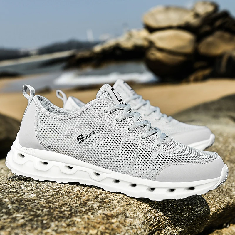 

Autumn Hot Selling Outdoor Mens Sports Shoes Anti Slip Lightweight Fashionable Running Shoes Flexible and Balanced Walking Shoes